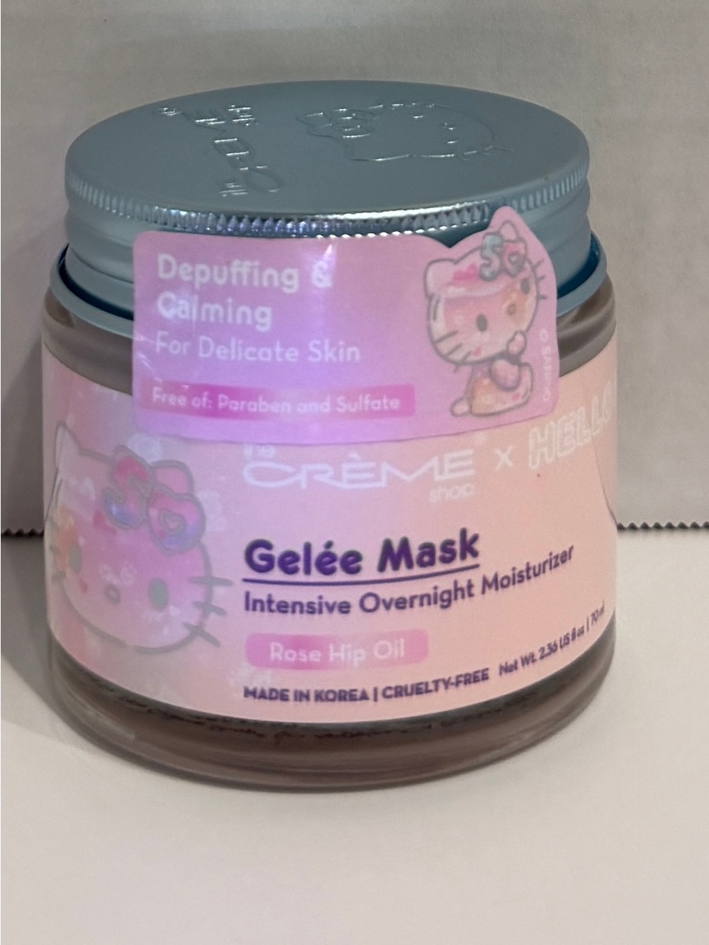 Hello Kitty Gelée Mask Intensive Overnight Moisturizer - Pink